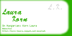 laura korn business card